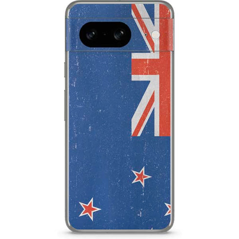 New Zealand Flag Distressed Google Pixel 8 Skin